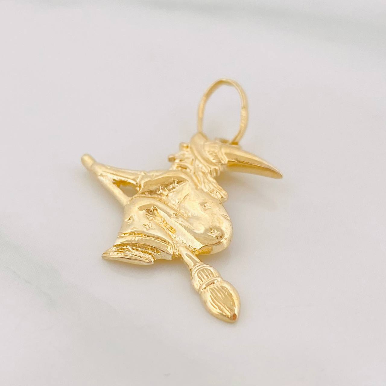 Dije Bruja 1.65g / 1 in Oro Amarillo 18K
