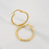 Candongas Candongas Espiral 1.55g / 1 in Oro Amarillo 18K
