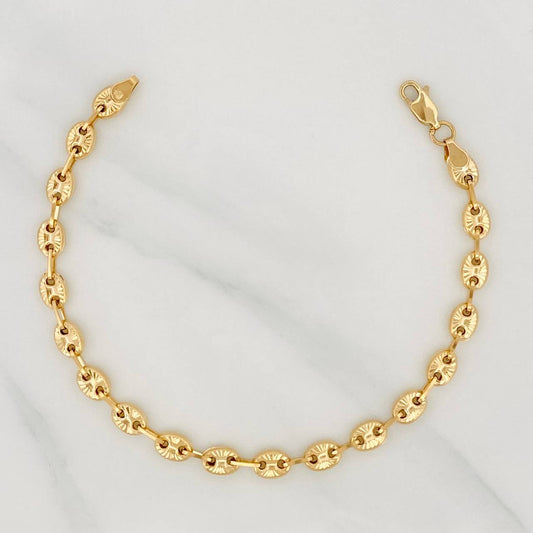 Bracelet GC Diamond Cut 4.6g / 7 1/2 in / 4.9mm 18K Yellow Gold