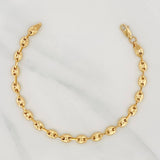Pulso GC Diamantado 4.6g / 7 1/2 in / 4.9mm Oro Amarillo 18K