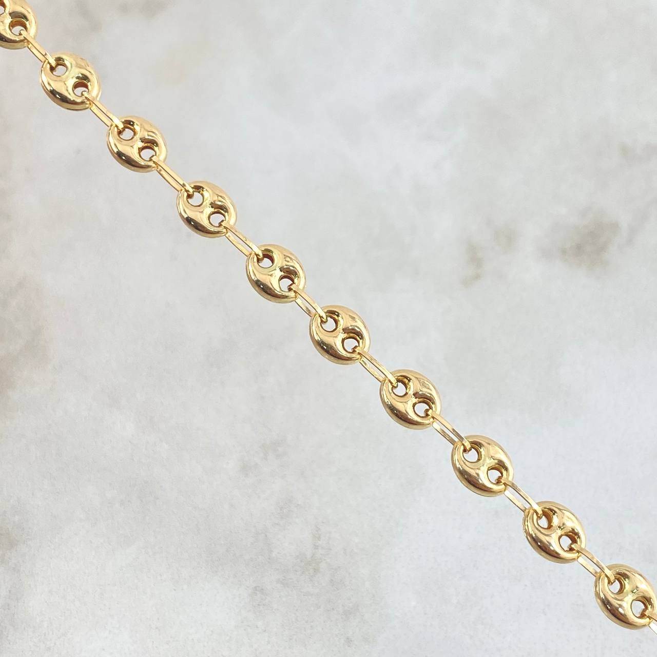 Bracelet GC 3.25gr / 21cm / 4mm Smooth 18K Yellow Gold