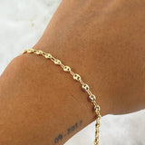 Pulso GC 2.9gr / 19cm / 4.1mm Liso Oro Amarillo 18K *