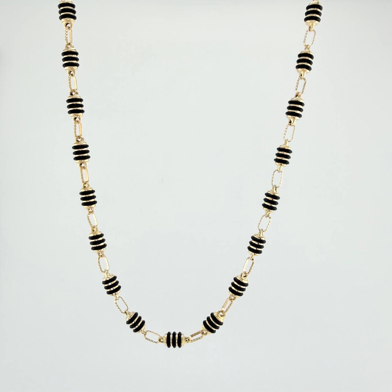 Cadena Rustica Barril 15.15gr / 26 3/4 in / 4.21mm Oro Amarillo 18K &