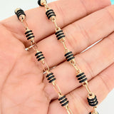 Cadena Rustica Barril 15.15gr / 26 3/4 in / 4.21mm Oro Amarillo 18K &