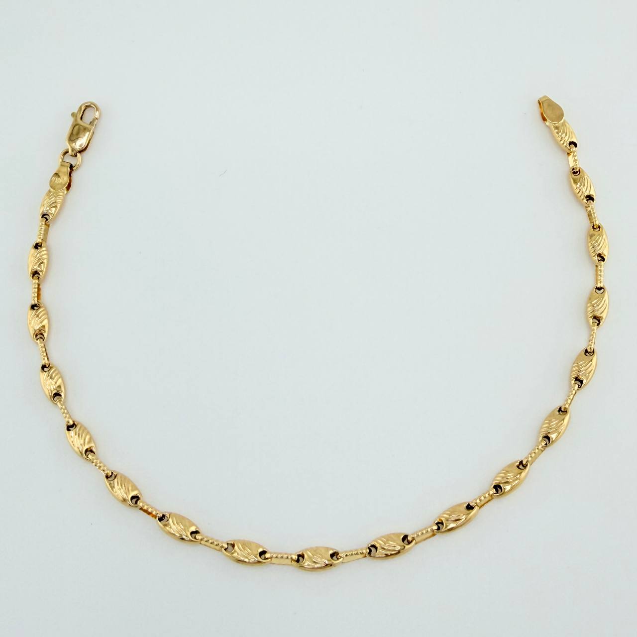 Pulso GC 4.35gr / 8 3/4 in / 3.35mm Oro Amarillo 18K &