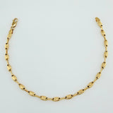 Pulso GC 4.35gr / 8 3/4 in / 3.35mm Oro Amarillo 18K &