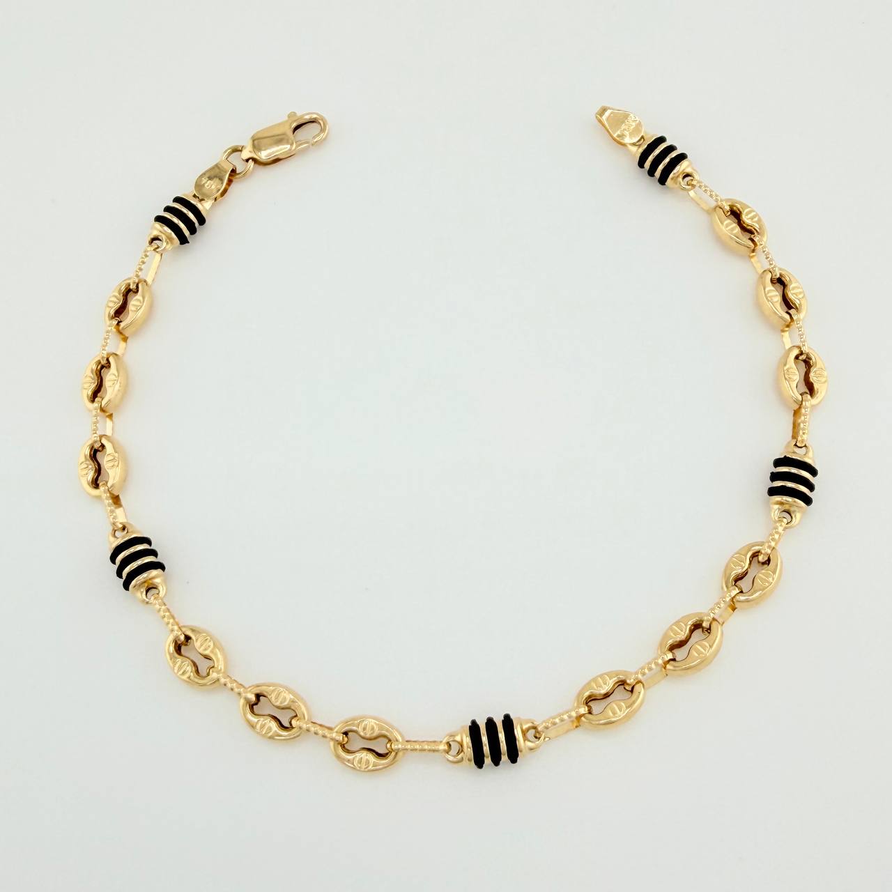 Pulso Rustico Tornillo 5.15gr / 8 1/4 in / 5.13mm Oro Amarillo 18K &