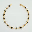 Pulso Rustico Barril 5.25gr / 8 1/2 in / 4.21mm Oro Amarillo 18K &
