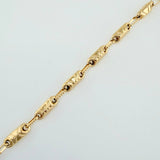 Pulso Rustico 4.45gr / 7 3/4 in / 3.4mm Oro Amarillo 18K &