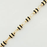 Rustic Barrel Bracelet 4.85gr / 8 in / 3.78mm Yellow Gold 18K %