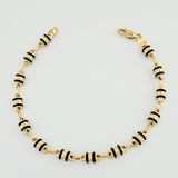 Rustic Barrel Bracelet 4.85gr / 8 in / 3.78mm Yellow Gold 18K %