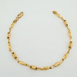 Rustic Link Bracelet 4.25gr / 7 3/4 in / 3.94mm Yellow Gold 18K %