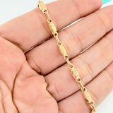 Pulso Rustico Tornillo 4.45gr / 8 in / 3.83mm Oro Amarillo 18K %