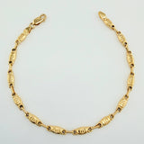 Pulso Rustico Tornillo 4.45gr / 8 in / 3.83mm Oro Amarillo 18K %