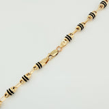 Cadena Rustico Barril 14.2gr / 24 1/2 in / 4.2mm Oro Amarillo 18K %