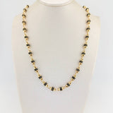 Rustic Barrel Chain 12.1 g / 20 1/2 in / 4.4 mm 18K Yellow Gold