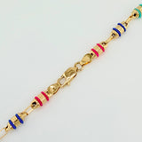 Rustic Barrel Chain 11.6gr / 20 3/4 in / 4.28mm Yellow Gold 18K %