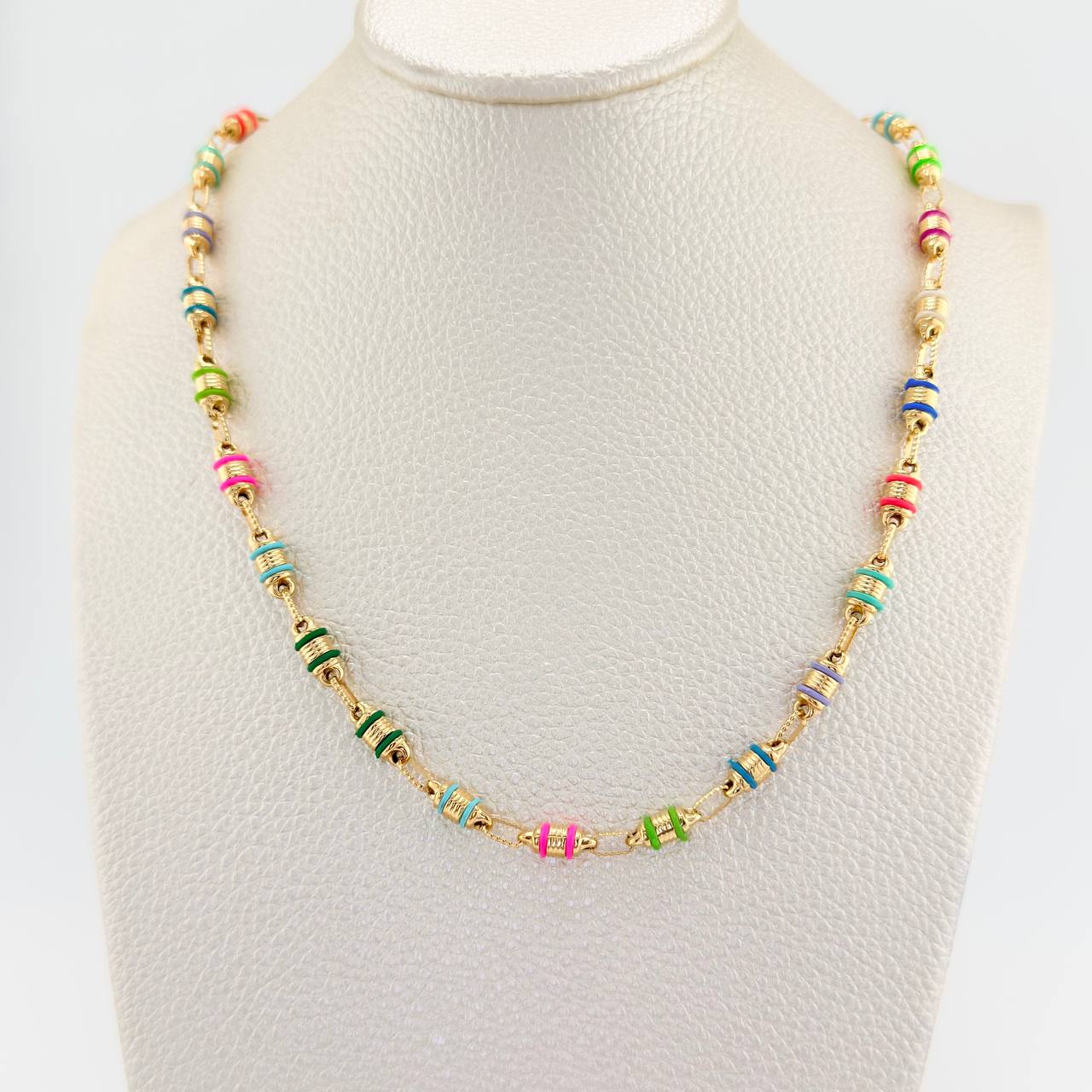 Rustic Barrel Chain 11.6gr / 20 3/4 in / 4.28mm Yellow Gold 18K %