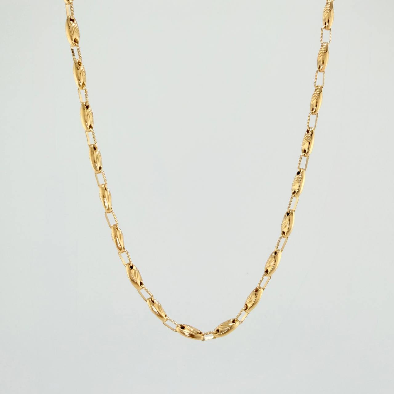 Cadena Rustica Paris 11.7gr / 25 1/4 in / 3.3mm Oro Amarillo 18K %