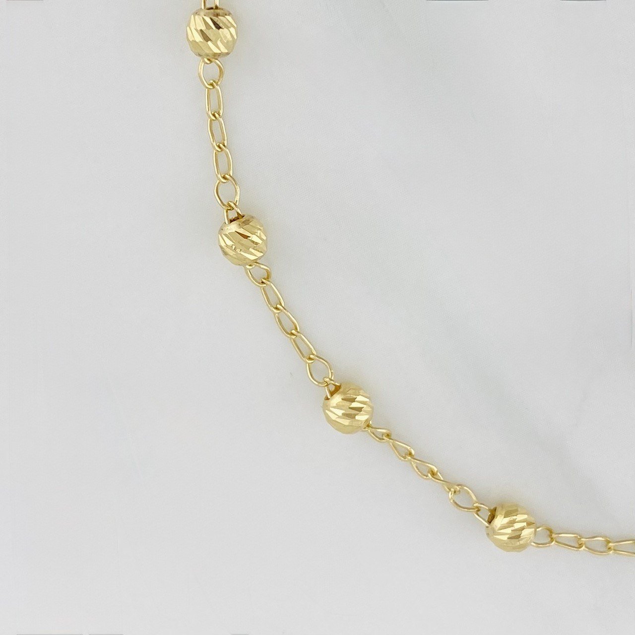 Pulso Denario virgen milagrosa 2.4g / 7 3/4 in / 2.85mm Oro Amarillo 18K