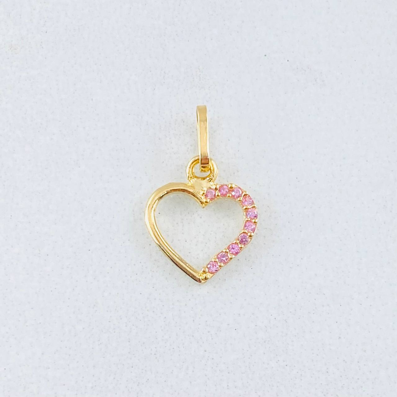 Dije Corazón 0.3gr / 1/2 in / Oro Amarillo 18K ©