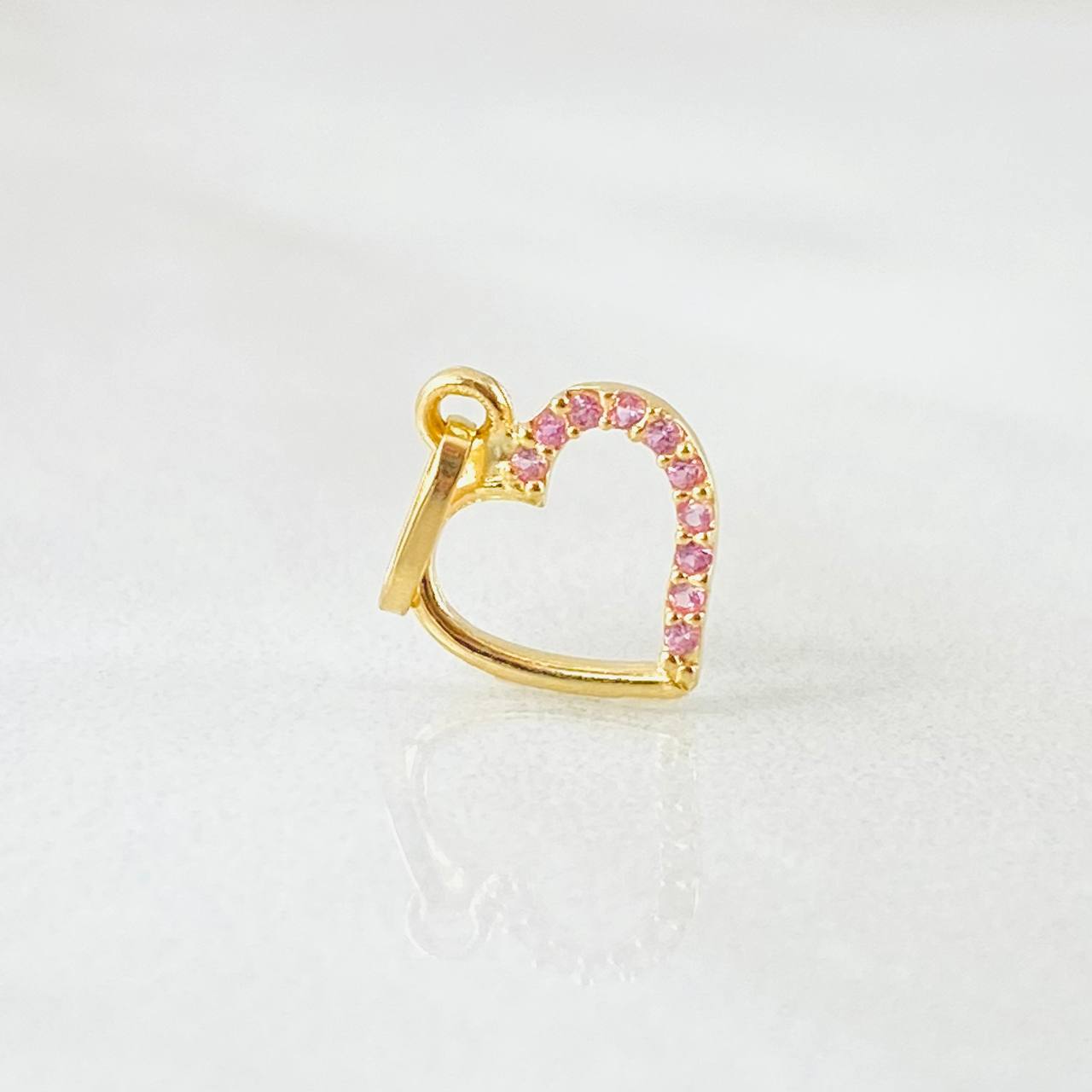 Dije Corazón 0.3gr / 1/2 in / Oro Amarillo 18K ©