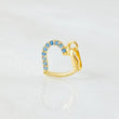 Heart Silhouette Pendant 0.3gr / 0.5in / 18K Gold