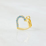 Heart Silhouette Pendant 0.3gr / 0.5in / 18K Gold