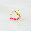 Dije Corazón Estrella 0.3gr / 1/2 in / Oro Amarillo 18K ©