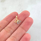 Pendant Butterfly 0.5gr / 1/2 in / 18K Gold ©