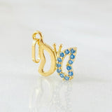 Pendant Butterfly 0.5gr / 1/2 in / 18K Gold ©