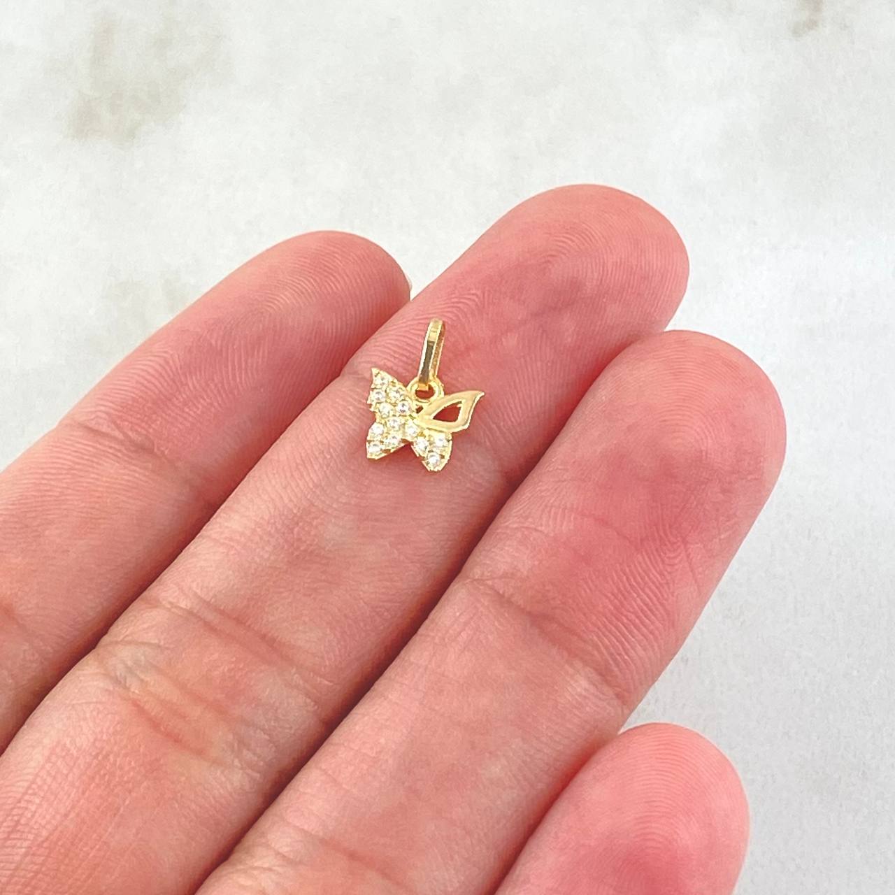 Butterfly Pendant 0.4gr / 1/2 in / 18K Gold