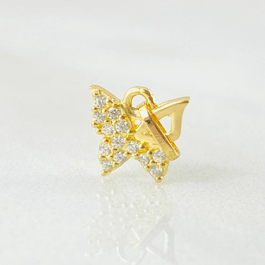Butterfly Pendant 0.4gr / 1/2 in / 18K Gold