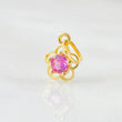 Pendant Flower Silhouette 0.4gr / 1/2 in / 18K Gold