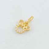 Dije Ratón 0.35gr / 1/2 in / Oro Amarillo 18K ©