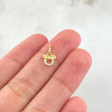 Dije Ratón 0.35gr / 1/2 in / Oro Amarillo 18K ©