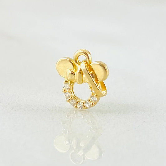 Pendant Mouse 0.35gr / 1/2 in / 18K Gold