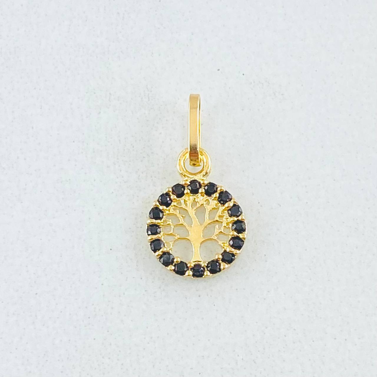 Dije Arbol De La Vida 0.3gr / 1/2 in / Oro Amarillo 18K
