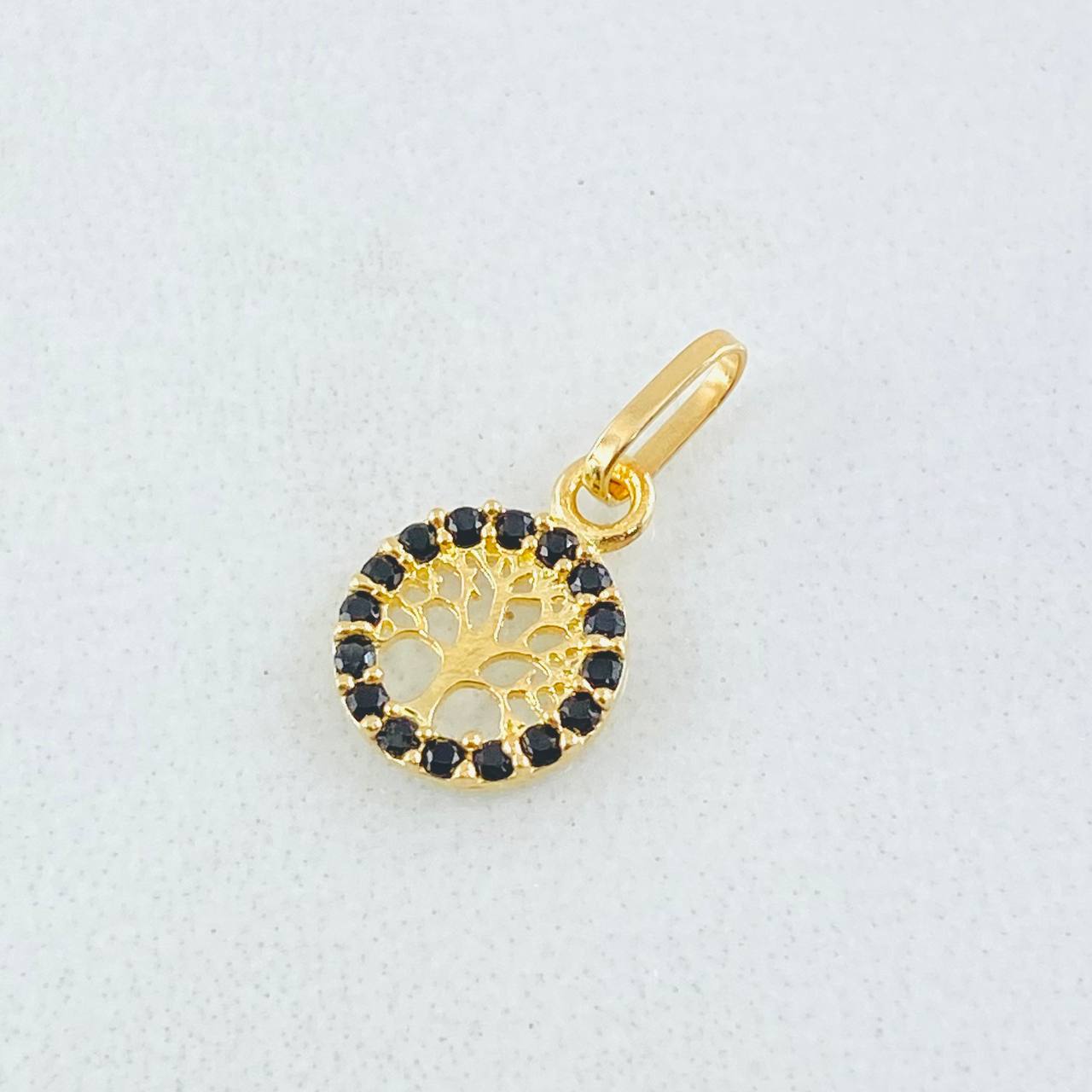 Dije Arbol De La Vida 0.3gr / 1/2 in / Oro Amarillo 18K