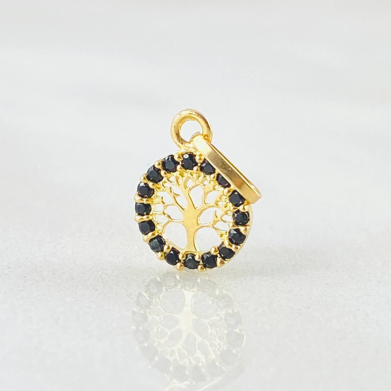 Dije Arbol De La Vida 0.3gr / 1/2 in / Oro Amarillo 18K