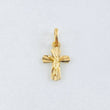 Pendant Cross Christ 0.4gr / 3/4 in / 18K Gold