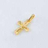 Pendant Cross Christ 0.4gr / 3/4 in / 18K Gold