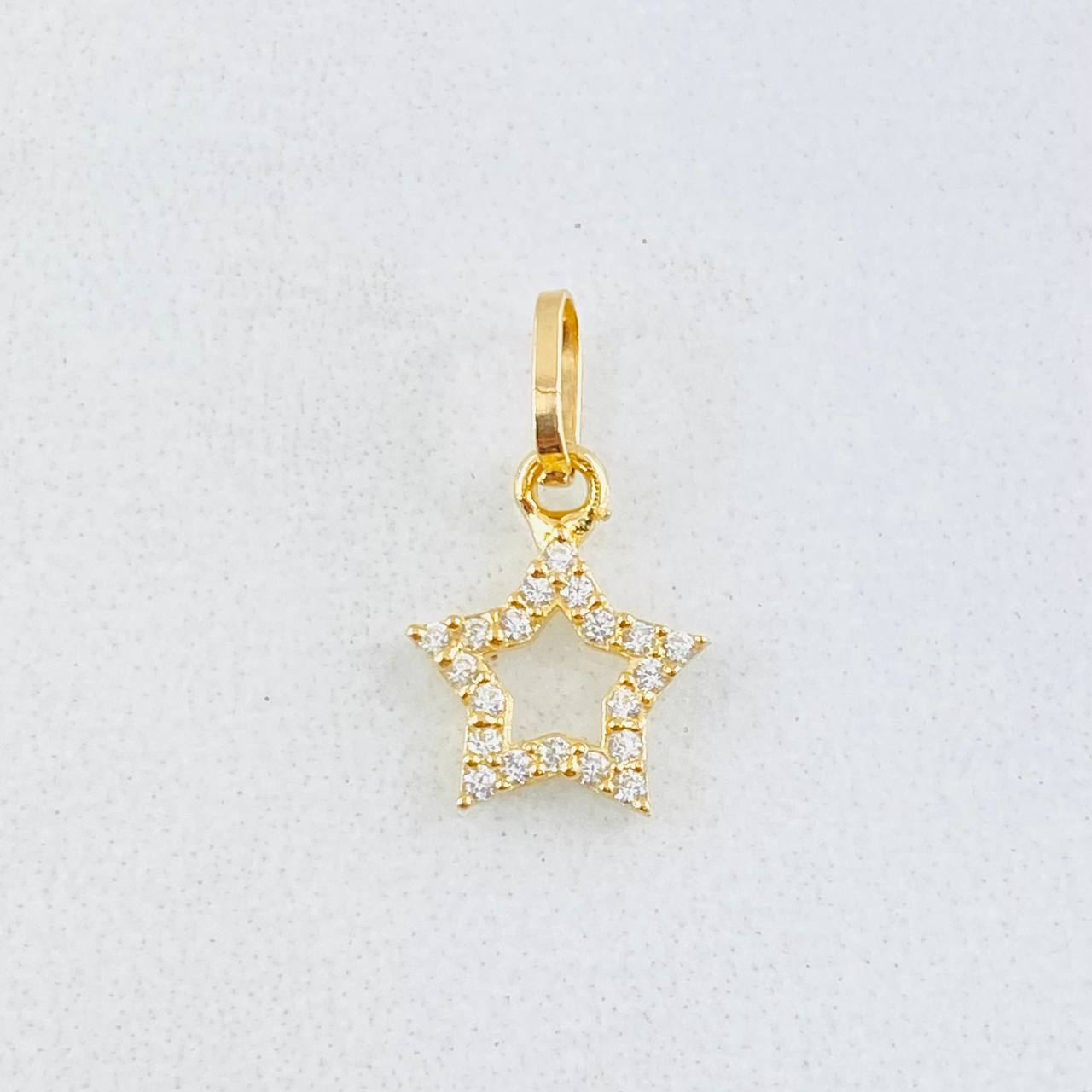 Dije Estrella 0.35gr / 1/2 in / Oro Amarillo 18K