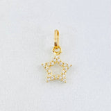 Dije Estrella 0.35gr / 1/2 in / Oro Amarillo 18K