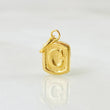 Dije Letra C 0.3gr / 1/2 in / Oro Amarillo 18K