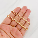 Cadena Cubana Infinito 18.1g / 24 in / 4.86mm Oro Rosa 18K
