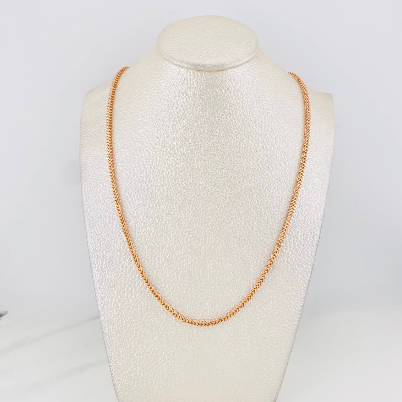 Franco Chain 9.05g / 24 in / 2.18mm 18K Rose Gold