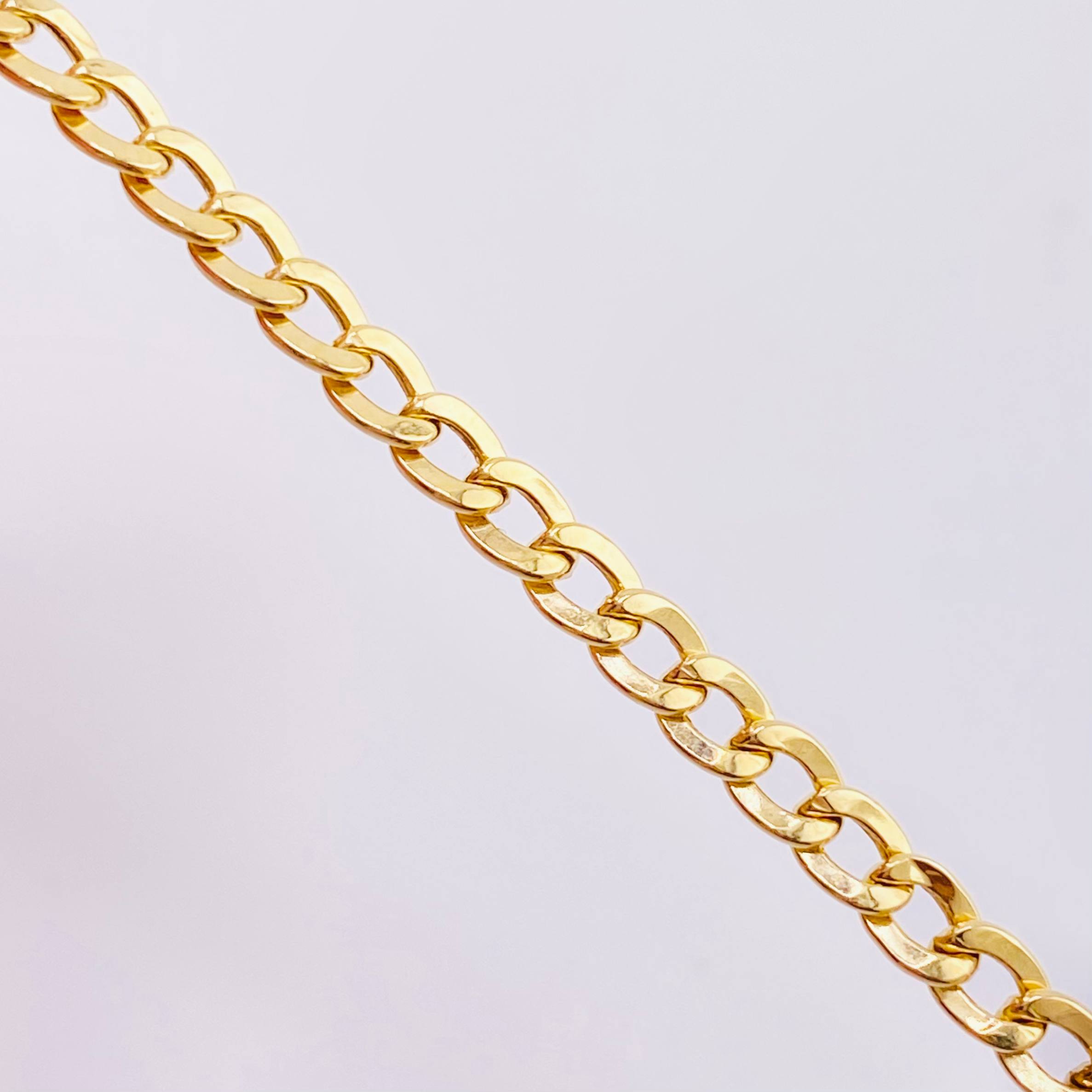 Cadena Cubana 2,35gr / 2.4mm Oro Amarillo +1 18K ©