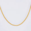 Cadena Cubana 2.1g / 61cm / 2.6mm Oro Amarillo 18K