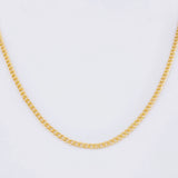 Cadena Cubana 2.1g / 61cm / 2.6mm Oro Amarillo 18K